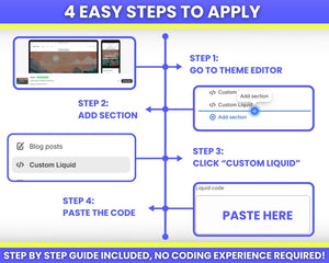 60+ Shopify Custom Liquid Code